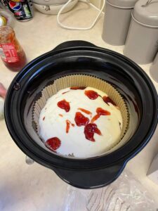  Jam Swirl Sponge Slow Cooker Recipe