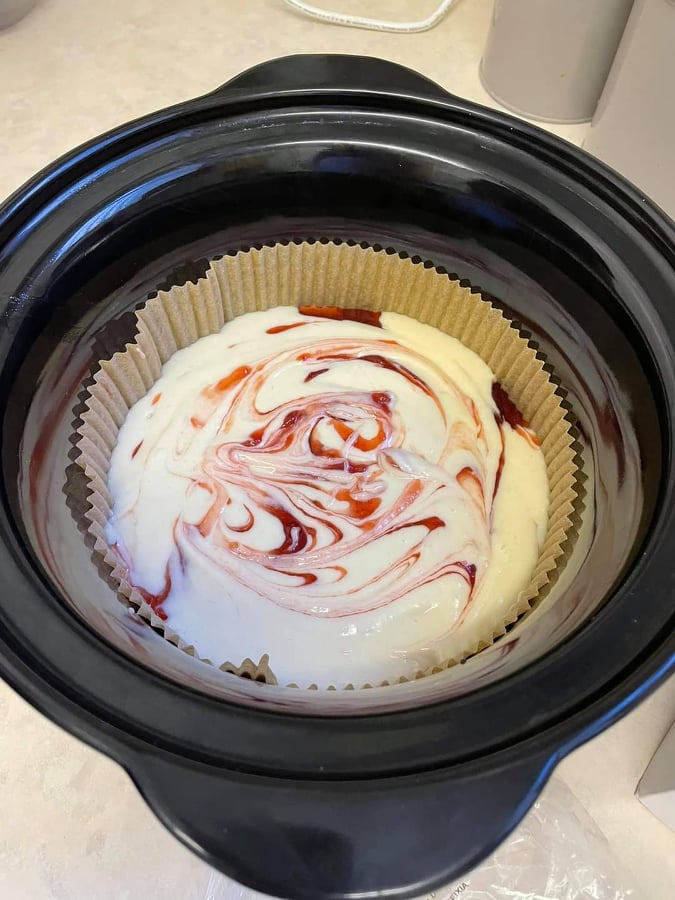 Jam Swirl Sponge Slow Cooker Recipe Slow Cooker Tip