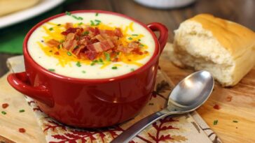 Cheesy Potato & Bacon Soup