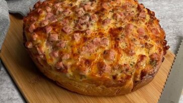 Bacon & Cheese Slow Cooked Bread
