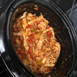 Crock Pot chicken fajitas