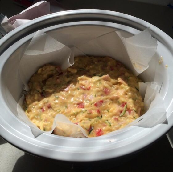 Zucchini Bacon and Capsicum Slice Slow Cooker Tip