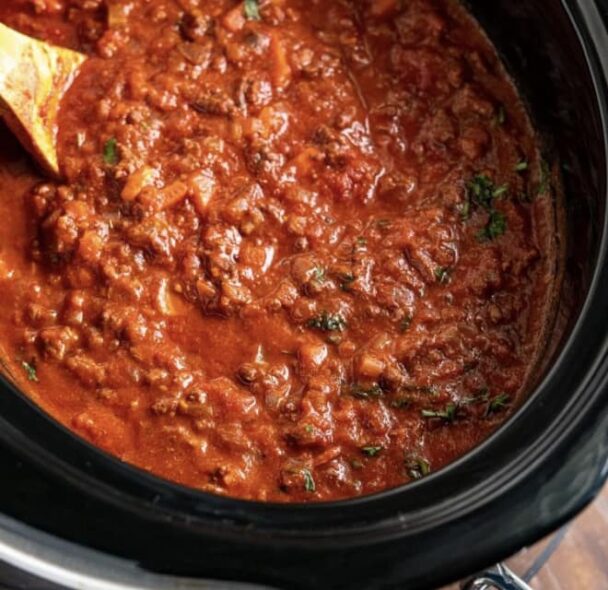 Slow Cooker Bolognese Sauce - Slow Cooker Tip