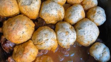 Stew with herb & parm dumplings