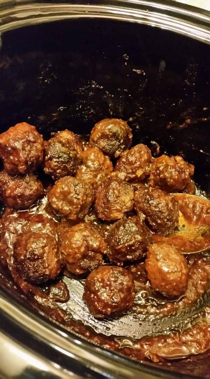 Sweet Sticky Meatballs - Slow Cooker Tip