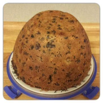 Christmas Pudding in the slow cooker