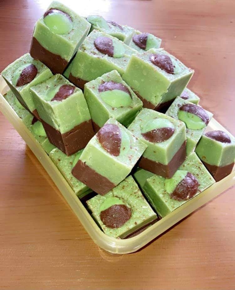 Vanilla fudge & mint aero fudge