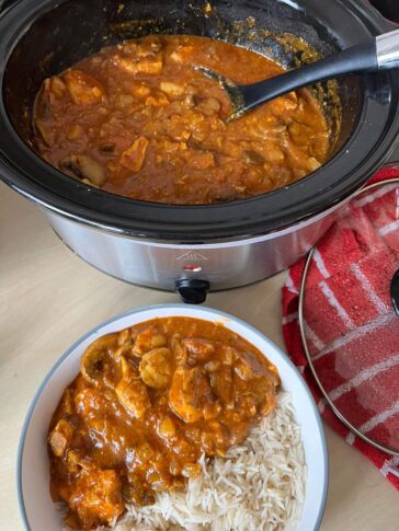 Slow Cooker chicken madras