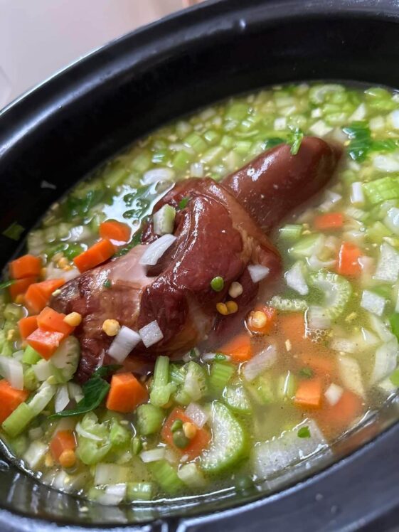 Pea and Ham Soup Slow Cooker Tip