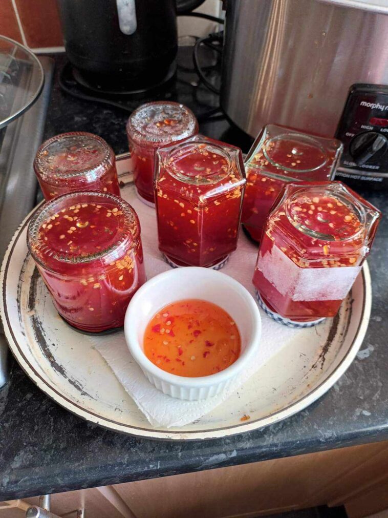 Sweet chilli jam