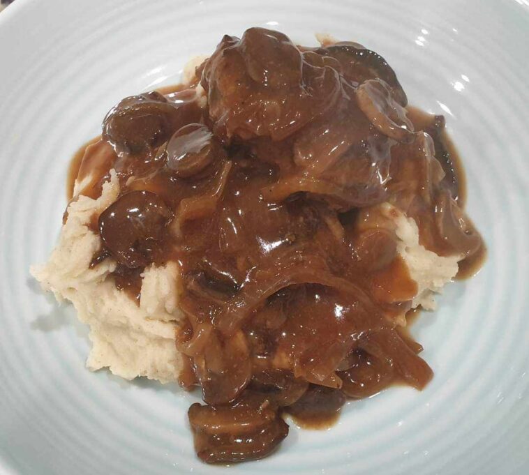 Slow Cooker Salisbury Steak..