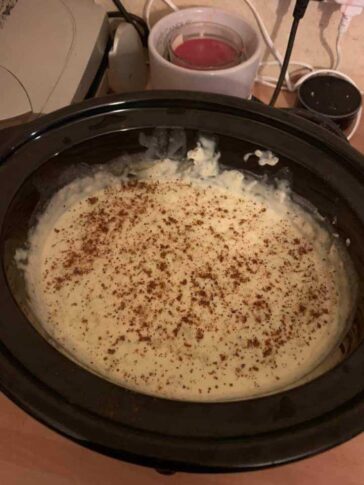 Slow cooked Rice Pudding Recipe