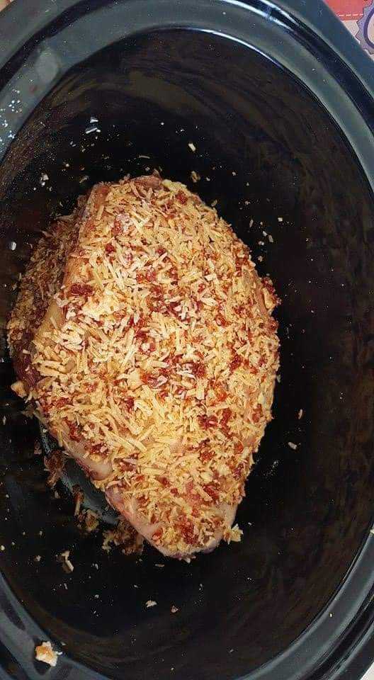 SLOW COOKER TOMATO PARMESAN POT ROAST