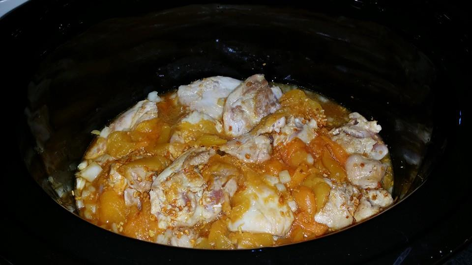 Slow Cooker Apricot chicken 2