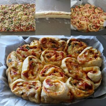 Homemade pizza scrolls recipe