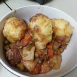 Beef Stew With Butter Dumplings