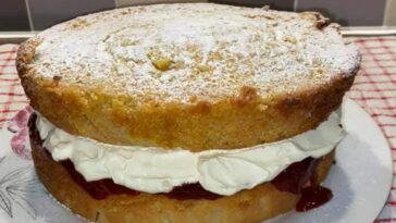 Slow Cooker Victoria Sponge