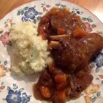 Slow Cooked French Onion Lamb Shanks