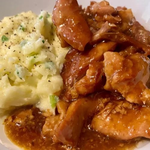 sticky french chicken