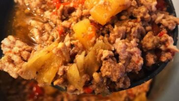 sweet and sour pork mince