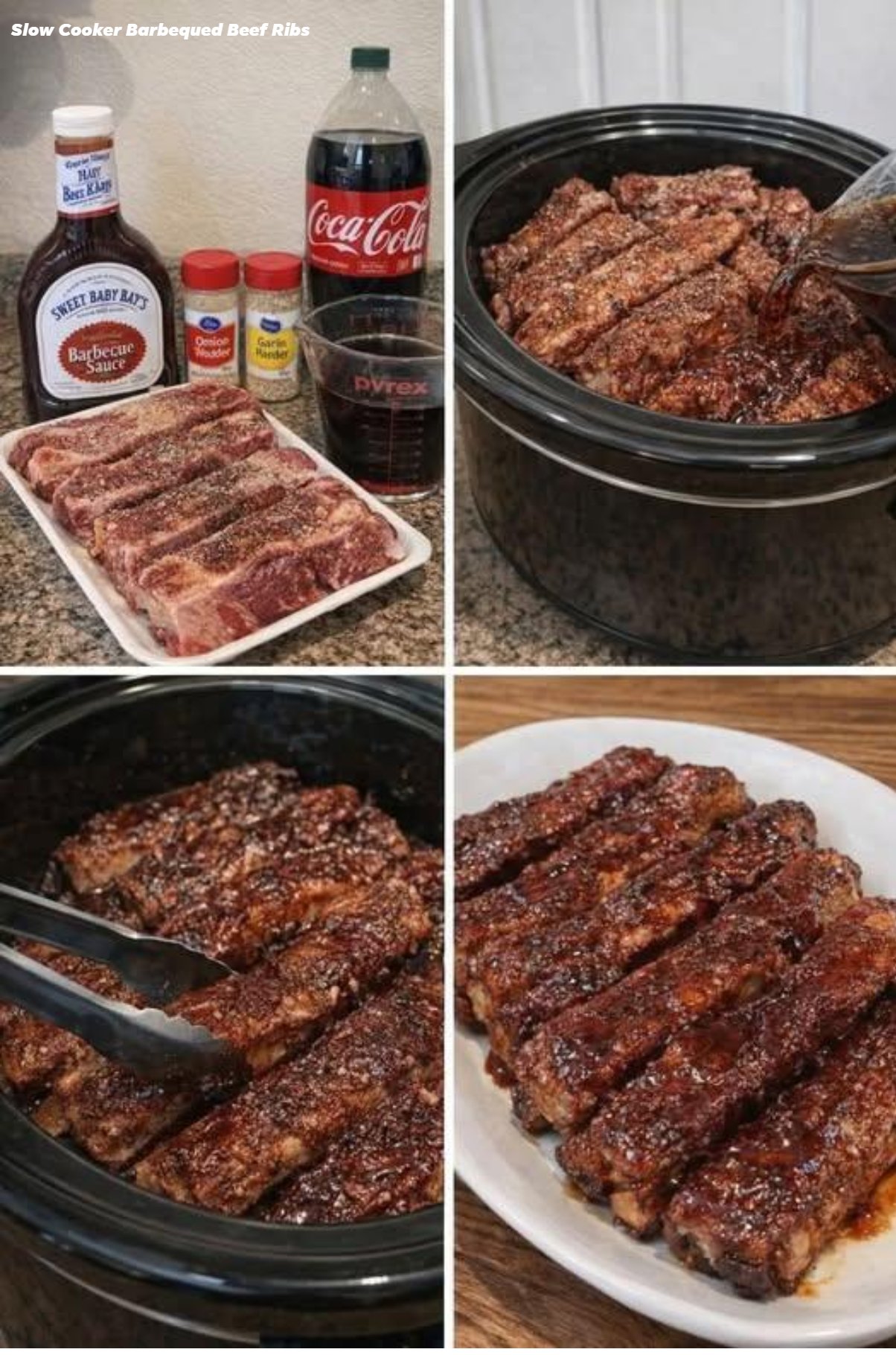Barbequed Beef Ribs - Slow Cooker Tip