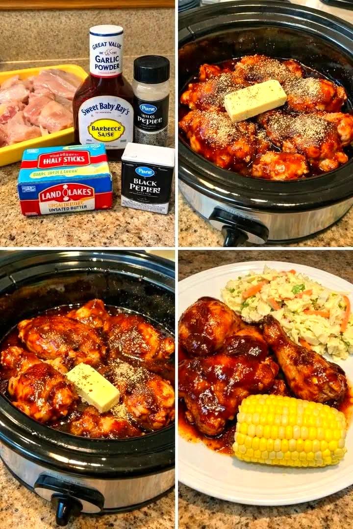 Sweet Baby Ray's Crockpot Chicken