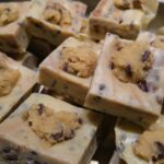 White Chocolate Cookie Dough Fudge