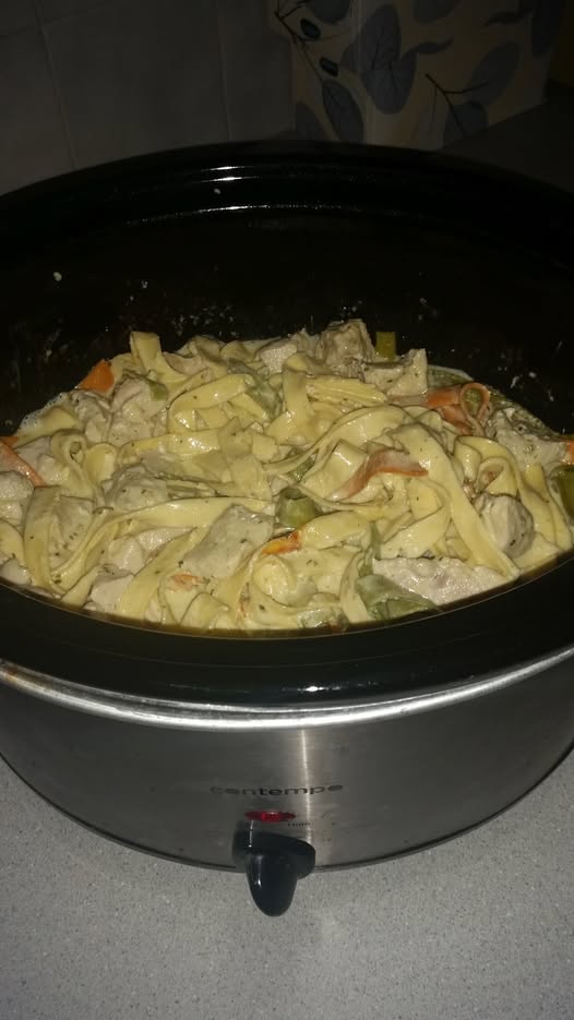 Creamy Pesto Chicken Fettuccine