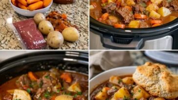 Crock Pot Beef Stew Recipe (Dump & Thick + Cozy) 