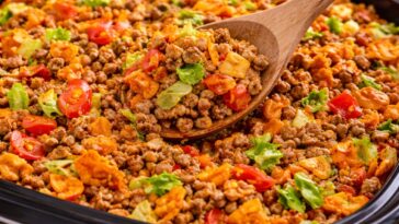Crockpot Doritos Taco Salad