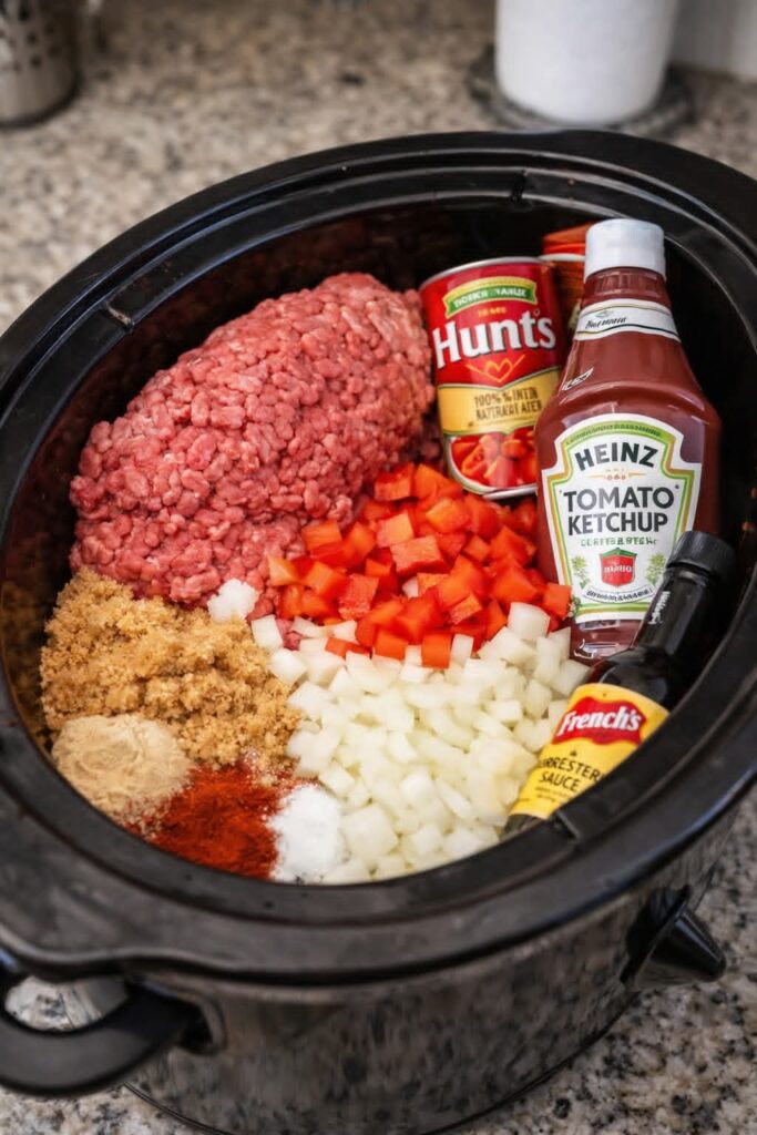 CROCKPOT SLOPPY JOES