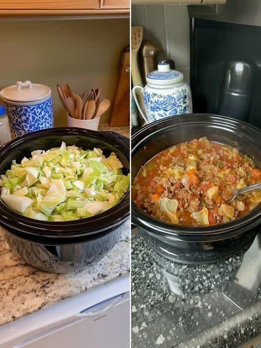 Friendly Slow Cooker Cabbage Soup