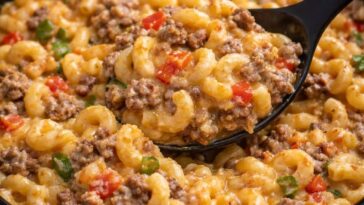 Philly Cheesesteak Mac and Cheese