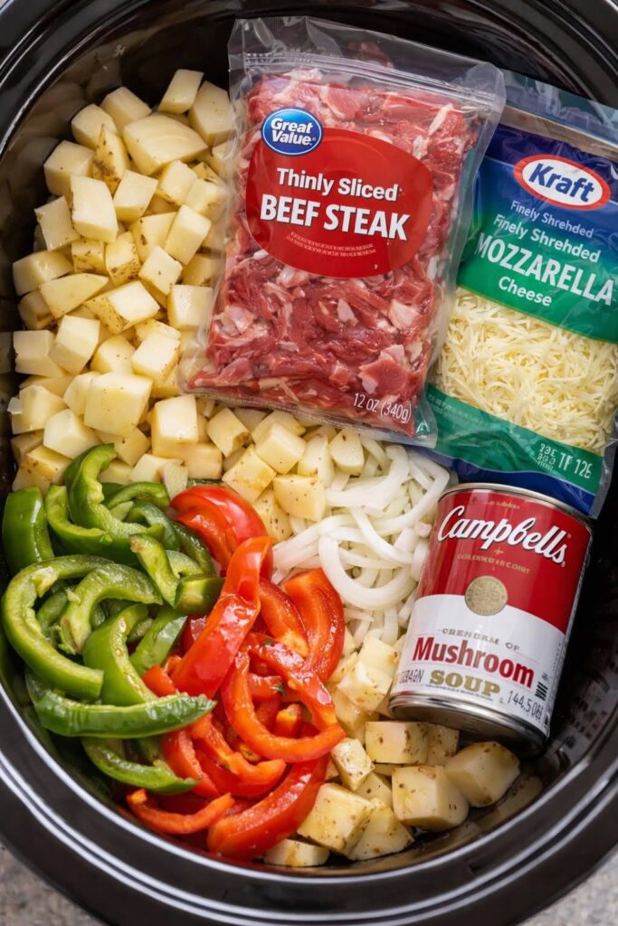  Philly Cheesesteak Potato Casserole