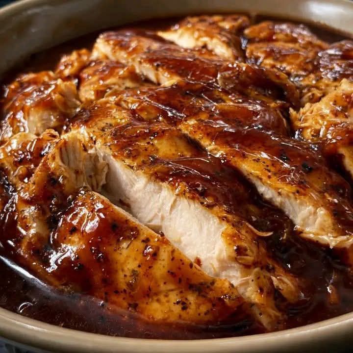 Sweet Baby Ray’s Crockpot Chicken recipe