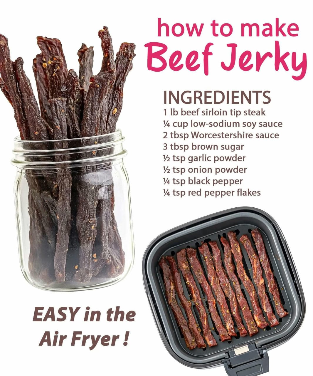 Air Fryer Beef Jerky - Slow Cooker Tip