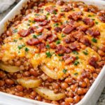 Amish Bean Potato Casserole 4-Ingredient