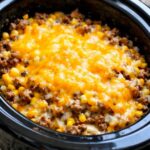 Amish Beef and Corn Casserole Slow Cooker