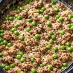 Amish Beef and Peas In Slow Cooker