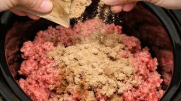 Amish Ground Beef Gravy Noodles In Slow Cooker