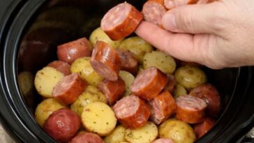 Amish Kielbasa Potatoes Slow Cooker