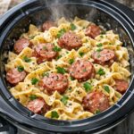 Amish Sausage and Noodle Bake