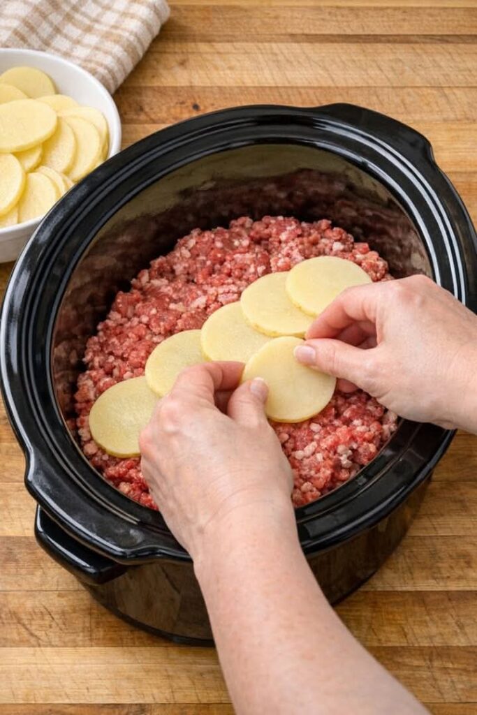 Amish Shipwreck Casserole Slow Cooker