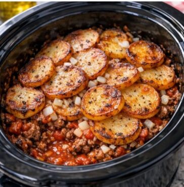 Amish Shipwreck Casserole Slow Cooker