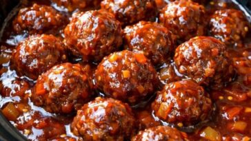 Amish Sweet and Sour Meatballs