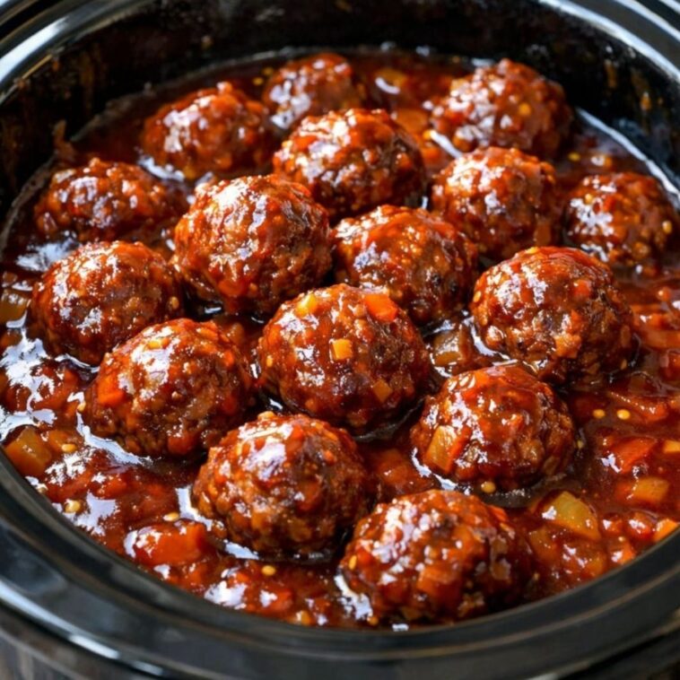 Amish Sweet and Sour Meatballs