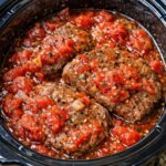Amish Tomato Steak in the Slow Cooker