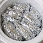 Apples Baked in Foil in the Slow Cooker
