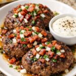 Bacon Ranch Burger Steaks Slow Cooker