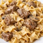 Beef Stroganoff Pasta Slow Cooker